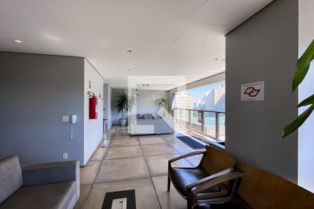 Área comum de kitnet/studio para alugar com 0 quarto, 22m² em Consolação, São Paulo
