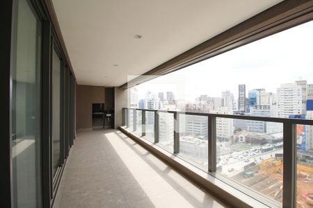 Varanda gourmet de apartamento à venda com 3 quartos, 154m² em Vila Nova Conceição, São Paulo