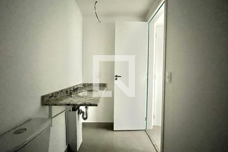 Banheiro da Suíte de apartamento à venda com 1 quarto, 36m² em Chácara Inglesa, São Paulo