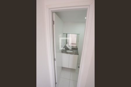 Banheiro da Suíte de apartamento para alugar com 1 quarto, 25m² em Jardim Monte Azul, São Paulo