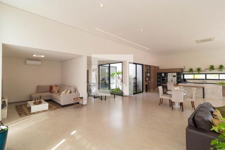 Sala 1 de casa de condomínio à venda com 4 quartos, 496m² em Souzas, Campinas