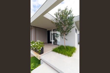 Fachada de casa de condomínio à venda com 4 quartos, 496m² em Souzas, Campinas