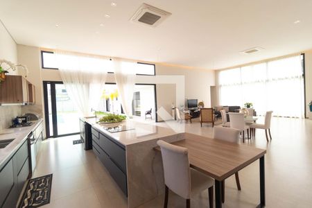 Cozinha de casa de condomínio à venda com 4 quartos, 496m² em Souzas, Campinas