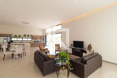 Sala 1 de casa de condomínio à venda com 4 quartos, 496m² em Souzas, Campinas