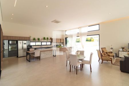 Sala 1 de casa de condomínio à venda com 4 quartos, 496m² em Souzas, Campinas