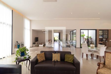 Sala 1 de casa de condomínio à venda com 4 quartos, 496m² em Souzas, Campinas