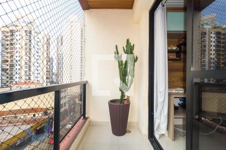 Varanda Vista - Sala de Estar de apartamento à venda com 3 quartos, 115m² em Vila Regente Feijó, São Paulo