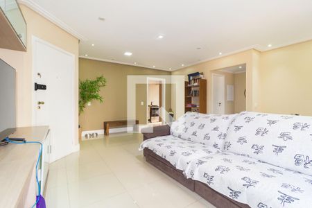 Sala de Estar de apartamento à venda com 3 quartos, 115m² em Vila Regente Feijó, São Paulo