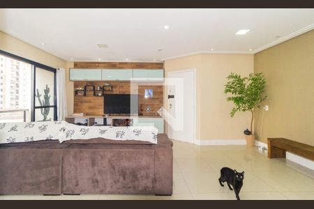 Sala de Estar de apartamento à venda com 3 quartos, 115m² em Vila Regente Feijó, São Paulo