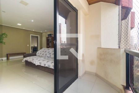 Varanda Vista - Sala de Estar de apartamento à venda com 3 quartos, 115m² em Vila Regente Feijó, São Paulo