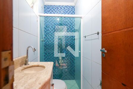 Banheiro da Garagem de casa à venda com 3 quartos, 138m² em Barcelona, São Caetano do Sul