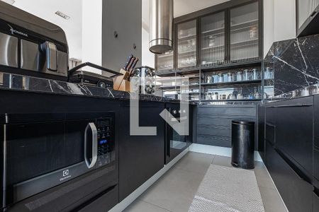 Sala/Cozinha de apartamento à venda com 2 quartos, 193m² em Jardins, São Paulo