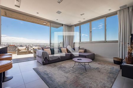 Sala/Cozinha de apartamento à venda com 2 quartos, 193m² em Jardins, São Paulo