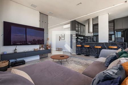 Sala/Cozinha de apartamento à venda com 2 quartos, 193m² em Jardins, São Paulo