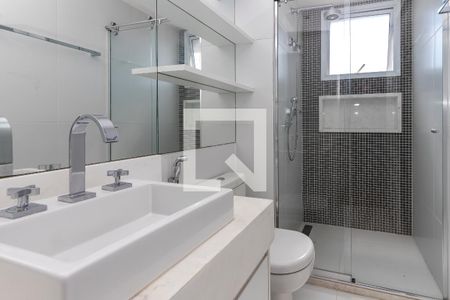 Banheiro da Suíte 2 de apartamento à venda com 4 quartos, 225m² em Cidade Monções, São Paulo