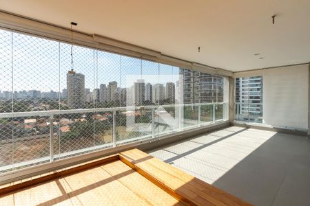 Varanda da Sala de apartamento à venda com 4 quartos, 225m² em Cidade Monções, São Paulo
