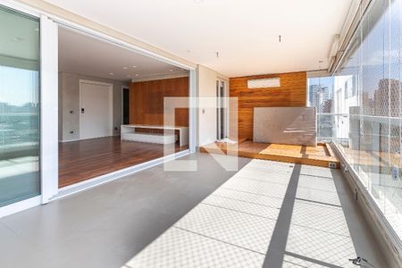 Varanda da Sala de apartamento à venda com 4 quartos, 225m² em Cidade Monções, São Paulo