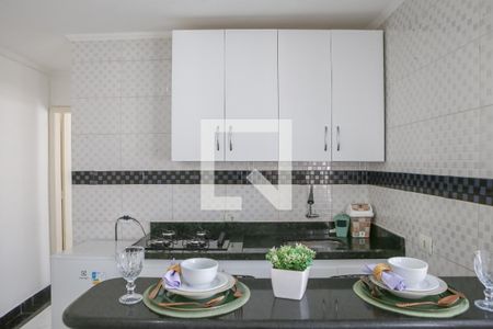Cozinha de apartamento para alugar com 1 quarto, 40m² em Luz, São Paulo