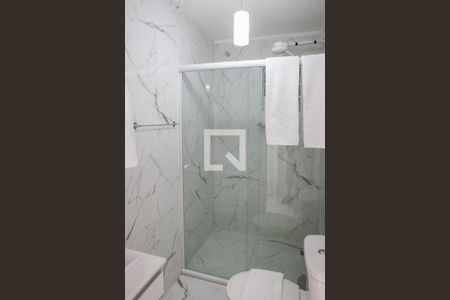 Banheiro de apartamento para alugar com 1 quarto, 40m² em Luz, São Paulo