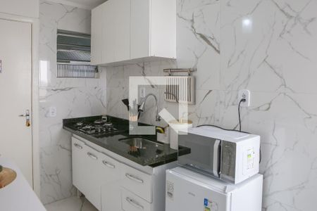 Sala e Cozinha de apartamento para alugar com 1 quarto, 40m² em Luz, São Paulo