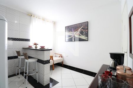 Sala/Cozinha de apartamento para alugar com 1 quarto, 40m² em Luz, São Paulo