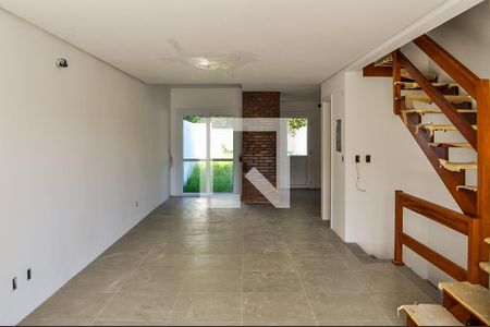 Sala  de casa de condomínio à venda com 3 quartos, 160m² em Aberta dos Morros, Porto Alegre