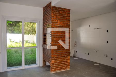 Cozinha  de casa de condomínio à venda com 3 quartos, 160m² em Aberta dos Morros, Porto Alegre