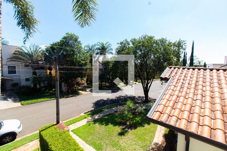 Vista da Sacada da Suíte de casa de condomínio à venda com 4 quartos, 450m² em Residencial Barão do Café, Campinas