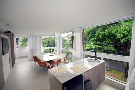 Varanda Gourmet de apartamento à venda com 2 quartos, 127m² em Barra da Tijuca, Rio de Janeiro