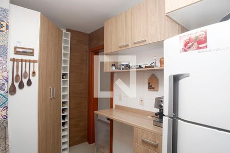 Cozinha de apartamento à venda com 1 quarto, 56m² em Floresta, Porto Alegre