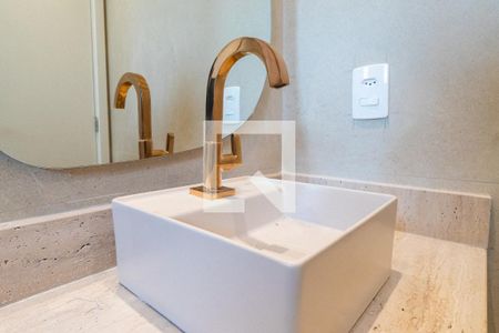 Banheiro de kitnet/studio à venda com 1 quarto, 28m² em Mirandópolis, São Paulo