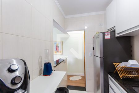 Cozinha de apartamento para alugar com 2 quartos, 50m² em Campestre, Santo André