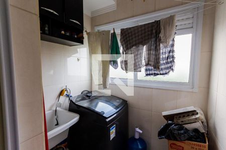 Área de Serviço de apartamento para alugar com 2 quartos, 50m² em Campestre, Santo André