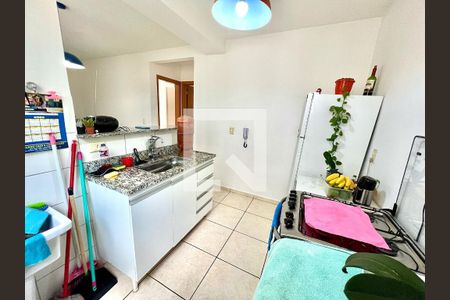 Cozinha de apartamento à venda com 2 quartos, 50m² em Bandeirantes (pampulha), Belo Horizonte