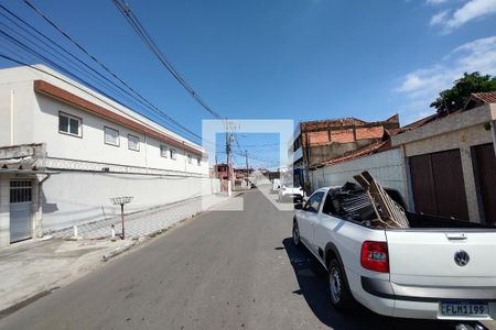 Vista da Rua de casa para alugar com 1 quarto, 95m² em Quietude, Praia Grande