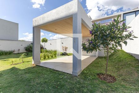 Quintal de casa de condomínio à venda com 6 quartos, 634m² em Alphaville Nova Lima, Nova Lima