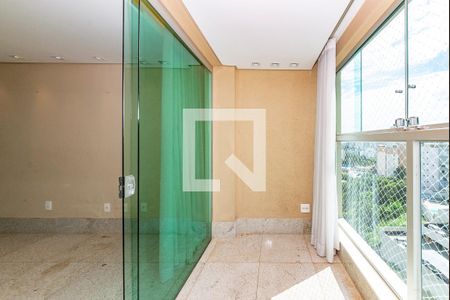 Varanda da Sala 1 de apartamento para alugar com 4 quartos, 243m² em Buritis, Belo Horizonte