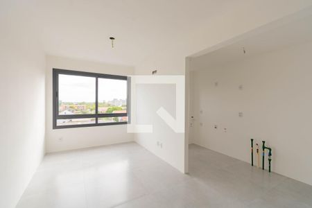 Sala/Cozinha de apartamento à venda com 2 quartos, 57m² em Fátima, Canoas