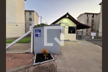 Plaquinha fachada de apartamento à venda com 2 quartos, 49m² em Campina, São Leopoldo
