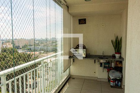 Varanda da Sala de apartamento à venda com 3 quartos, 80m² em Campininha, São Paulo