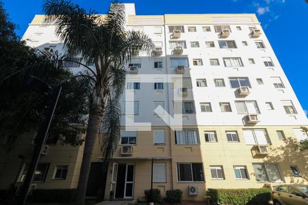 Fachada do bloco de apartamento à venda com 2 quartos, 48m² em Cristal, Porto Alegre