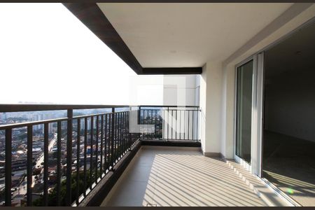 Varanda da Sala de apartamento à venda com 3 quartos, 127m² em Jardim Caboré, São Paulo