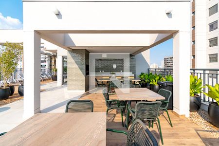 Área comum - Churrasqueira de apartamento para alugar com 1 quarto, 28m² em Jardim Prudência, São Paulo