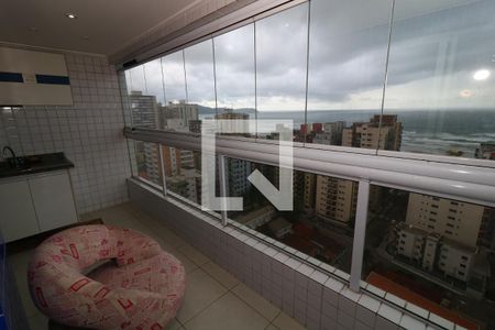 Varanda de apartamento para alugar com 2 quartos, 101m² em Aviação, Praia Grande