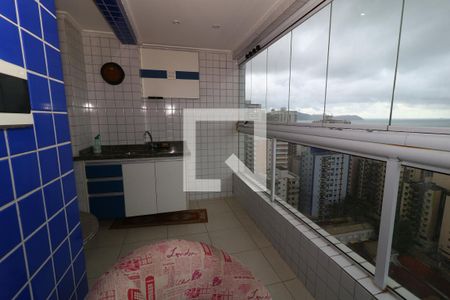 Varanda de apartamento para alugar com 2 quartos, 101m² em Aviação, Praia Grande