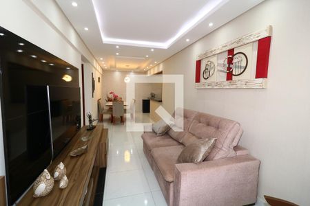 Sala de apartamento para alugar com 2 quartos, 101m² em Aviação, Praia Grande