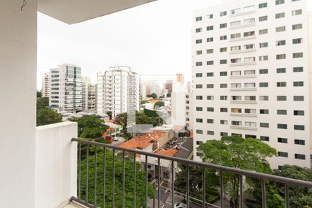 Varanda de apartamento à venda com 1 quarto, 47m² em Indianópolis, São Paulo