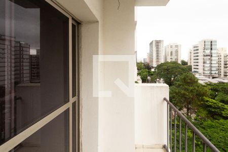 Varanda de apartamento à venda com 1 quarto, 47m² em Indianópolis, São Paulo