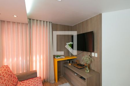 Sala de TV de apartamento à venda com 3 quartos, 110m² em Castelo, Belo Horizonte