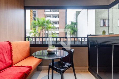 Varanda Studio de kitnet/studio para alugar com 1 quarto, 24m² em Pinheiros, São Paulo